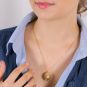 collier or jaune 