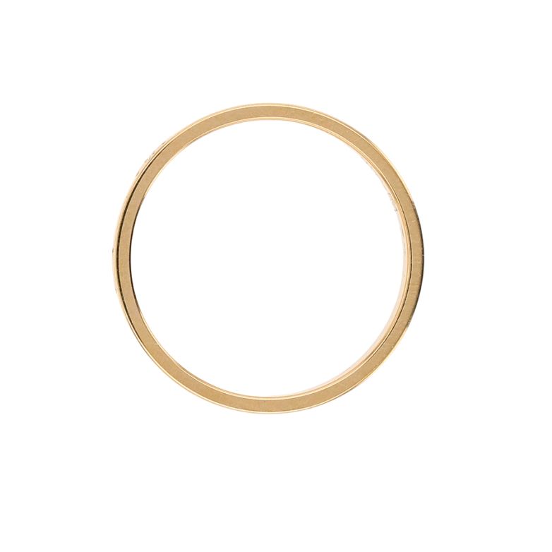 Alliance or jaune signé CARTIER
