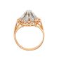 Bague 2 ors diamant (s) Vintage 