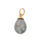 Pendentif or jaune Perle de Tahiti 