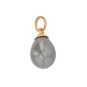 Pendentif or jaune Perle de Tahiti