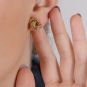 Boucles d'oreilles or jaune 
