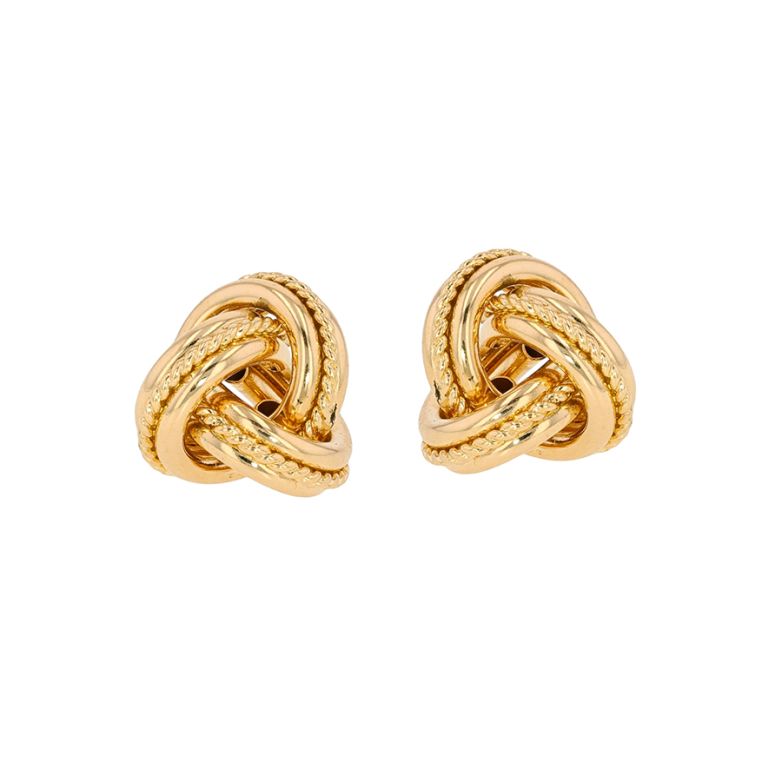 Boucles d'oreilles or jaune
