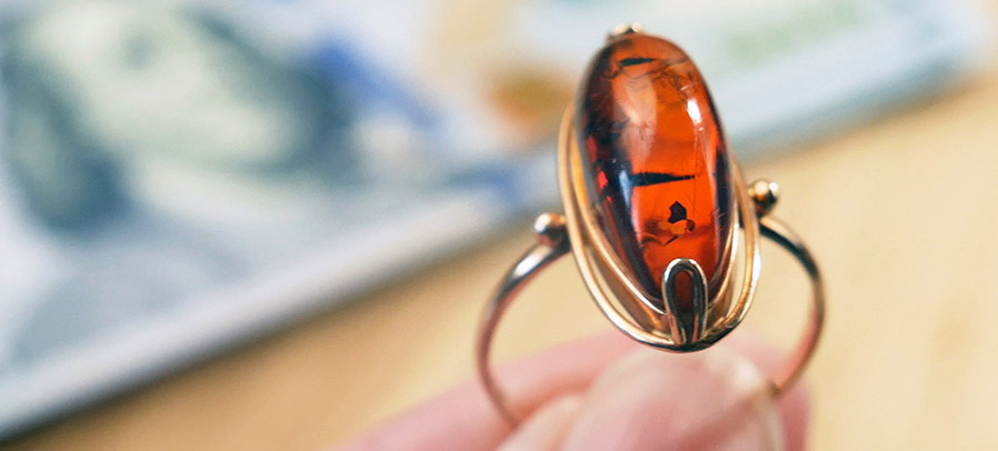 Bague Ancienne En Argent Et Pierre Poinçon AA - Taille 56, Style Sculpture Vintage